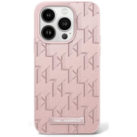 Karl Lagerfeld KLHMP16LPKHPORPP iPhone 16 Pro 6.3" różowy/pink hardcase Hot Stamp Magsafe