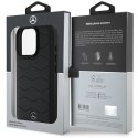 Mercedes MEHCP16L23RWRSK iPhone 16 Pro 6.3" czarny/black hardcase MB Waves Leather