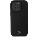 Mercedes MEHMP16X23RBARK iPhone 16 Pro Max 6.9" czarny/black hardcase Textured And Plain Leather MagSafe