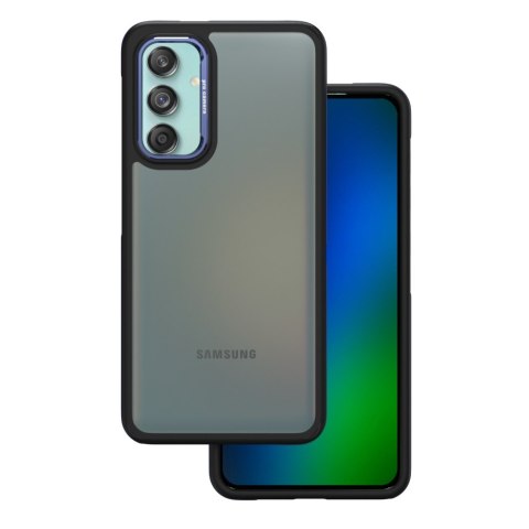 Nakładka Crystal Black do Samsung Galaxy M55 5G niebieska