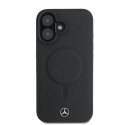 Mercedes nakładka do iPhone 16 Plus 6,7" MEHMP16M23RCMK Hardcase Smooth Leather MagSafe czarna