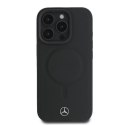 Mercedes nakładka do iPhone 16 Pro Max 6,9" MEHMP16X23RCMK Hardcase Smooth Leather MagSafe czarna