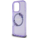 Guess GUHMP16XHFWFCU iPhone 16 Pro Max 6.9" fioletowy/purple hardcase IML Flowers Wreath MagSafe