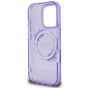 Guess GUHMP16XHFWFCU iPhone 16 Pro Max 6.9" fioletowy/purple hardcase IML Flowers Wreath MagSafe