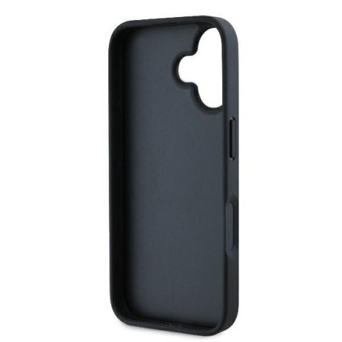 Karl Lagerfeld nakładka do iPhone 16 6,1" KLHCP16SPGKLCHPK czarna Hardcase Monogram Choupette Head Pin