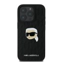 Karl Lagerfeld nakładka do iPhone 16 Pro Max 6,9" KLHCP16XPGKLKIPK czarna Hardcase Monogram Karl Head Pin