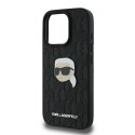 Karl Lagerfeld nakładka do iPhone 16 Pro Max 6,9" KLHCP16XPGKLKIPK czarna Hardcase Monogram Karl Head Pin