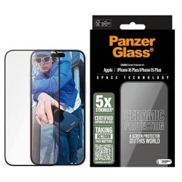 PanzerGlass Ceramic Screen Protector iPhone 16 Plus 6.7