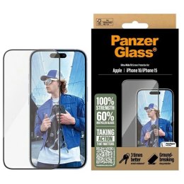 PanzerGlass Screen Protector iPhone 16 6.1