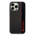 Audi Carbon Fiber Stripe iPhone 16 Pro Max 6.9" czarny/black hardcase AUS-TPUPCIP16PM-R8/D1-BK