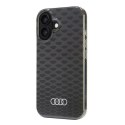 Audi IML Stitching Pattern MagSafe iPhone 16 6.1" czarny/black hardcase AU-IMLMIP16-Q5/D3-BK