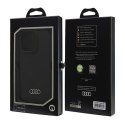 Audi Silicone Case iPhone 16 Pro 6.3" czarny/black hardcase AU-LSRIP16P-Q3/D1-BK