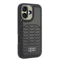 Audi Synthetic Leather MagSafe iPhone 16 6.1" czarny/black hardcase AU-TPUPCMIP16-GT/D3-BK