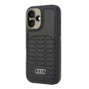 Audi Synthetic Leather MagSafe iPhone 16 Plus 6.7" czarny/black hardcase AU-TPUPCMIP16M-GT/D3-BK