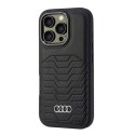 Audi Synthetic Leather MagSafe iPhone 16 Pro 6.3" czarny/black hardcase AU-TPUPCMIP16P-GT/D3-BK