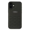 Audi Synthetic Leather iPhone 16 Plus 6.7" czarny/black hardcase AU-TPUPCIP16M-GT/D2-BK