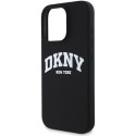 DKNY DKHMP16XSNYACH iPhone 16 Pro Max 6.9" czarny/black hardcase Silicone White Printed Logo MagSafe