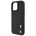 BMW BMHCP16X23PUSRK iPhone 16 Pro Max 6.9" czarny/black hardcase Smooth Rubber Logo