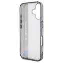 BMW BMHCP16M23HTFEG iPhone 16 Plus 6.7" szary/grey hardcase Motosport IML Vertical Stripe