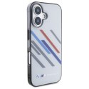 BMW BMHCP16M23HTRAG iPhone 16 Plus 6.7" szary/grey hardcase Motosport IML Random Stripes