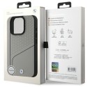 BMW BMHMP16X23RDCLG iPhone 16 Pro Max 6.9" szary/grey hardcase Sign Leather Textured and Line MagSafe