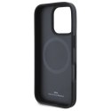 BMW BMHMP16X23RTPK iPhone 16 Pro Max 6.9" czarny/black hardcase Sign Leather Half Textured And Circle MagSafe