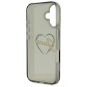 Guess GUHCP16MHCHGSPK iPhone 16 Plus 6.7" czarny/black hardcase IML Heart