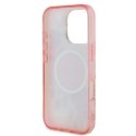 Guess GUHMP16XHFWBDCEP iPhone 16 Pro Max 6.9" różowy/pink hardcase IML Flower & Tonal Circle MagSafe