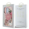 Guess GUHMP16XHFWBDCEP iPhone 16 Pro Max 6.9" różowy/pink hardcase IML Flower & Tonal Circle MagSafe