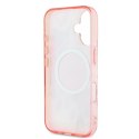 Guess GUHMP16MHFWBDCEP iPhone 16 Plus 6.7" różowy/pink hardcase IML Flower & Tonal Circle MagSafe