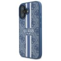 Guess GUHMP16SP4RPSB iPhone 16 6.1" niebieski/blue hardcase 4G Printed Stripes MagSafe