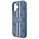 Guess GUHMP16SP4RPSB iPhone 16 6.1" niebieski/blue hardcase 4G Printed Stripes MagSafe