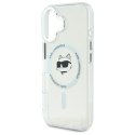 Karl Lagerfeld KLHMP16SHLSCHH iPhone 16 6.1" biały/white hardcase IML Metal Choupette Head MagSafe