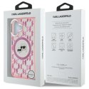 Karl Lagerfeld KLHMP16SHMCKMHP iPhone 16 6.1" różowy/pink IML Monogram Karl&Choupette Head MagSafe