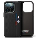 BMW BMHCP16S23PUPVK iPhone 16 6.1"czarny/black hardcase M Perforated Tricolor Detail Line