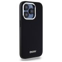 DKNY DKHMP15LPSCMCLK iPhone 15 Pro 6.1" czarny/black hardcase Plain Logo MagSafe