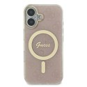 Guess GUHMP16XH4STP iPhone 16 Pro Max 6.9" różowy/pink hardcase IML 4G MagSafe