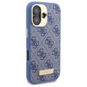 Guess GUHMP16MU4GPRB iPhone 16 Plus 6.7" niebieski/blue hardcase 4G Logo Plate MagSafe