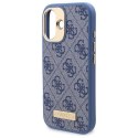 Guess GUHMP16MU4GPRB iPhone 16 Plus 6.7" niebieski/blue hardcase 4G Logo Plate MagSafe