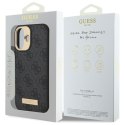 Guess GUHMP16MU4GPRK iPhone 16 Plus 6.7" czarny/black hardcase 4G Logo Plate MagSafe