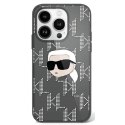 Karl Lagerfeld KLHCP16LHKLPKHK iPhone 16 Pro 6.3" czarny/black hardcase IML Karl Head Electroplated