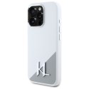 Karl Lagerfeld KLHMP16XSCMKMPCH iPhone 16 Pro Max 6,9" Silicone Initial Logo biały/white