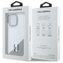 Karl Lagerfeld KLHMP16XSCMKMPCH iPhone 16 Pro Max 6,9" Silicone Initial Logo biały/white