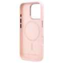 Karl Lagerfeld KLHMP16XSCMKMPCP iPhone 16 Pro Max 6.9" różowy/pink hardcase Silicone Shadow Metal Initial MagSafe