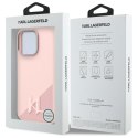 Karl Lagerfeld KLHMP16XSCMKMPCP iPhone 16 Pro Max 6.9" różowy/pink hardcase Silicone Shadow Metal Initial MagSafe