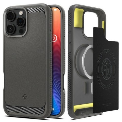 Spigen Rugged Armor iPhone 16 Pro Max szary/grey ACS07987