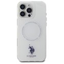 US Polo USHMP16XHOCLDPW iPhone 16 Pro Max 6.9" biały/white IML Ring MagSafe