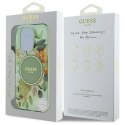 Guess GUHMP16XHFWBDCEN iPhone 16 Pro Max 6.9" zielony/green hardcase IML Flower & Tonal Circle MagSafe