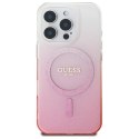 Guess GUHMP16XHGRCELP iPhone 16 Pro Max 6.9" różowy/pink hardcase IML Glitter Gradient MagSafe