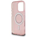 Guess GUHMP16XPFTDTEP iPhone 16 Pro Max 6.9" różowy/pink hardcase IML Rhinestones MagSafe